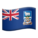 Falklandsöarna Apple Emoji