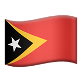 Östtimor Apple Emoji