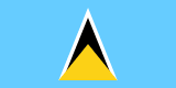 Saint Lucias flagga