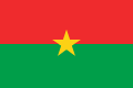 Burkina Fasos flagga