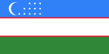 Uzbekistans flagga