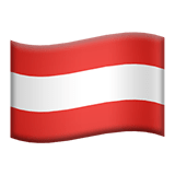 Österrike Apple Emoji