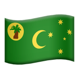 Kokosöarna Apple Emoji