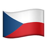 Tjeckien Apple Emoji