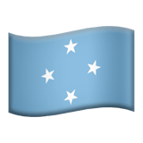 Mikronesiska federationen Apple Emoji