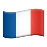 Frankrike Apple Emoji
