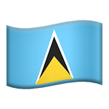 Saint Lucia Apple Emoji