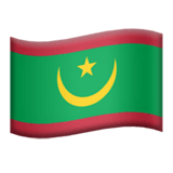 Mauretanien Apple Emoji