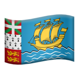 Saint-Pierre och Miquelon Apple Emoji
