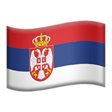 Serbien Apple Emoji