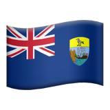 Sankta Helena, Ascension och Tristan da Cunha Apple Emoji
