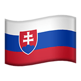 Slovakien Apple Emoji