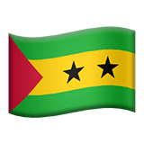 São Tomé och Príncipe Apple Emoji