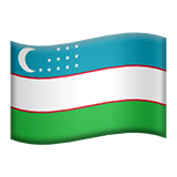Uzbekistan Apple Emoji