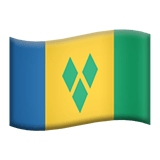 Saint Vincent och Grenadinerna Apple Emoji