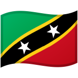 Saint Kitts och Nevis Android/Google Emoji