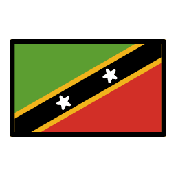 Saint Kitts och Nevis OpenMoji Emoji
