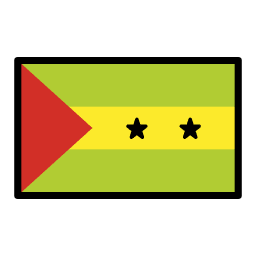 São Tomé och Príncipe OpenMoji Emoji