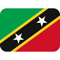 Saint Kitts och Nevis Twitter Emoji