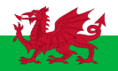 Wales flagga