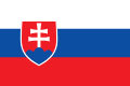 Slovakiens flagga