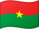 Burkina Fasos flagga