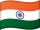 Indiens flagga