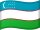 Uzbekistans flagga