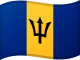 Barbados flagga