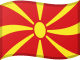 Nordmakedoniens flagga