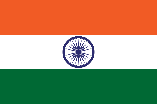 Indiens flagga