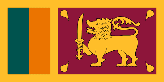 Sri Lankas flagga