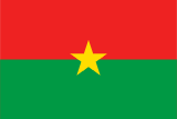 Burkina Fasos flagga