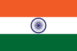 Indiens flagga