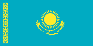 Kazakstans flagga