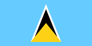 Saint Lucias flagga