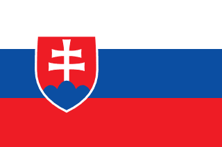 Slovakiens flagga