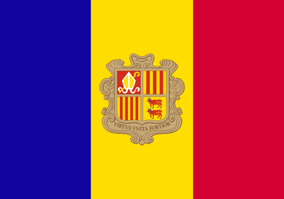 Andorras flagga