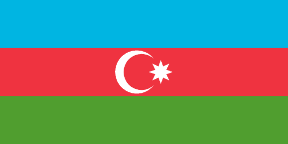 Azerbajdzjans flagga