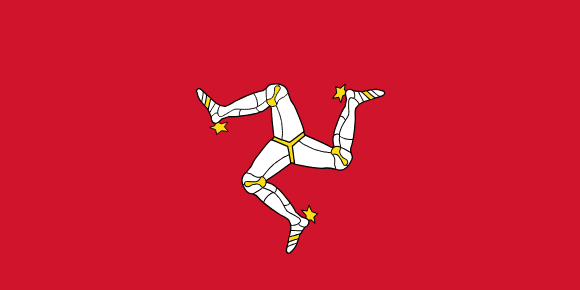 Isle of Mans flagga