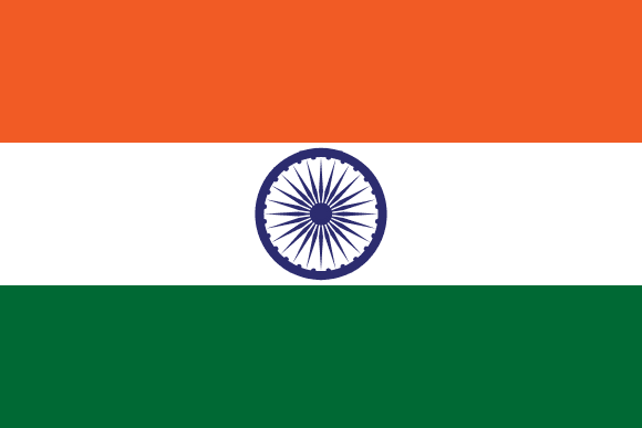 Indiens flagga