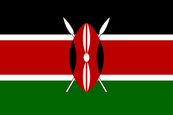 Kenyas flagga