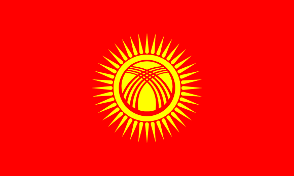 Kirgizistans flagga