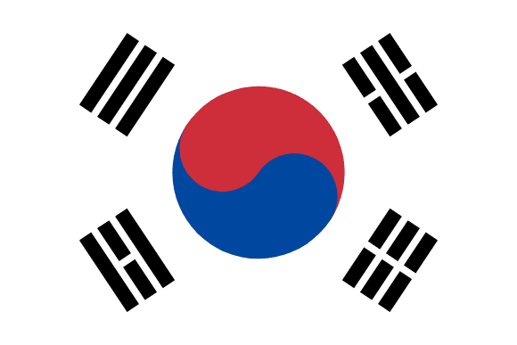 Sydkoreas flagga