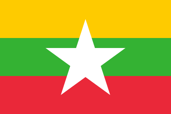 Myanmars flagga