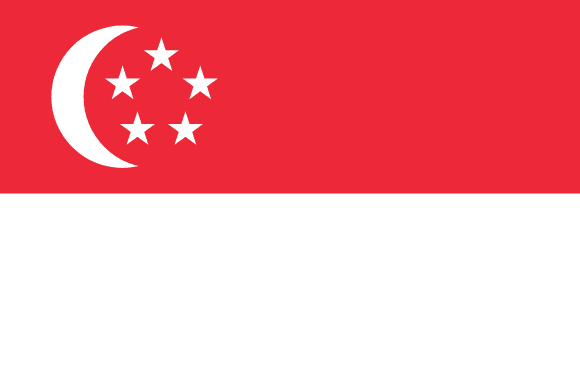 Singapores flagga