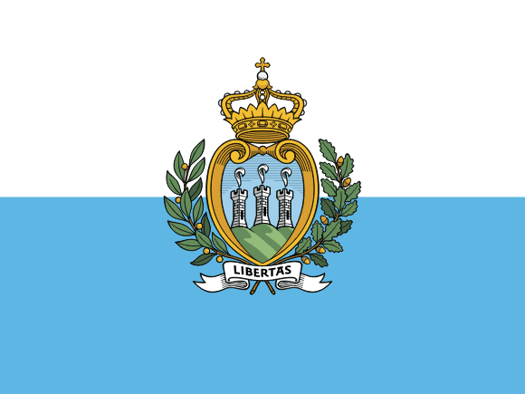 San Marinos flagga