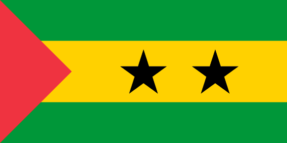 São Tomé och Príncipes flagga