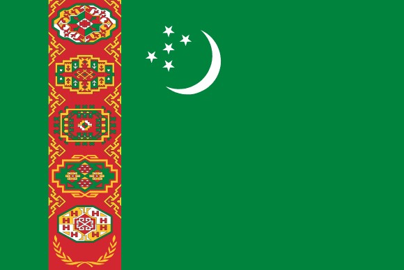 Turkmenistans flagga