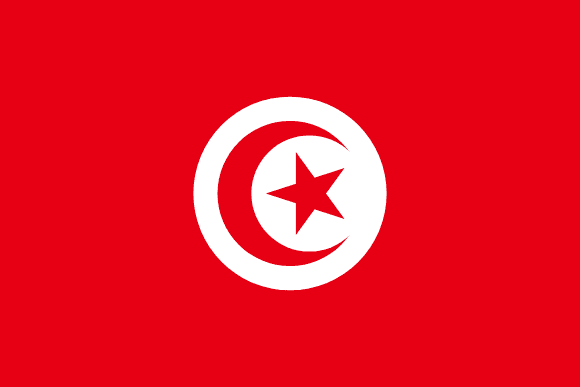 Tunisiens flagga